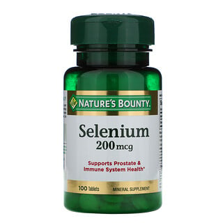 Nature's Bounty, Селен, 200 мкг, 100 таблеток