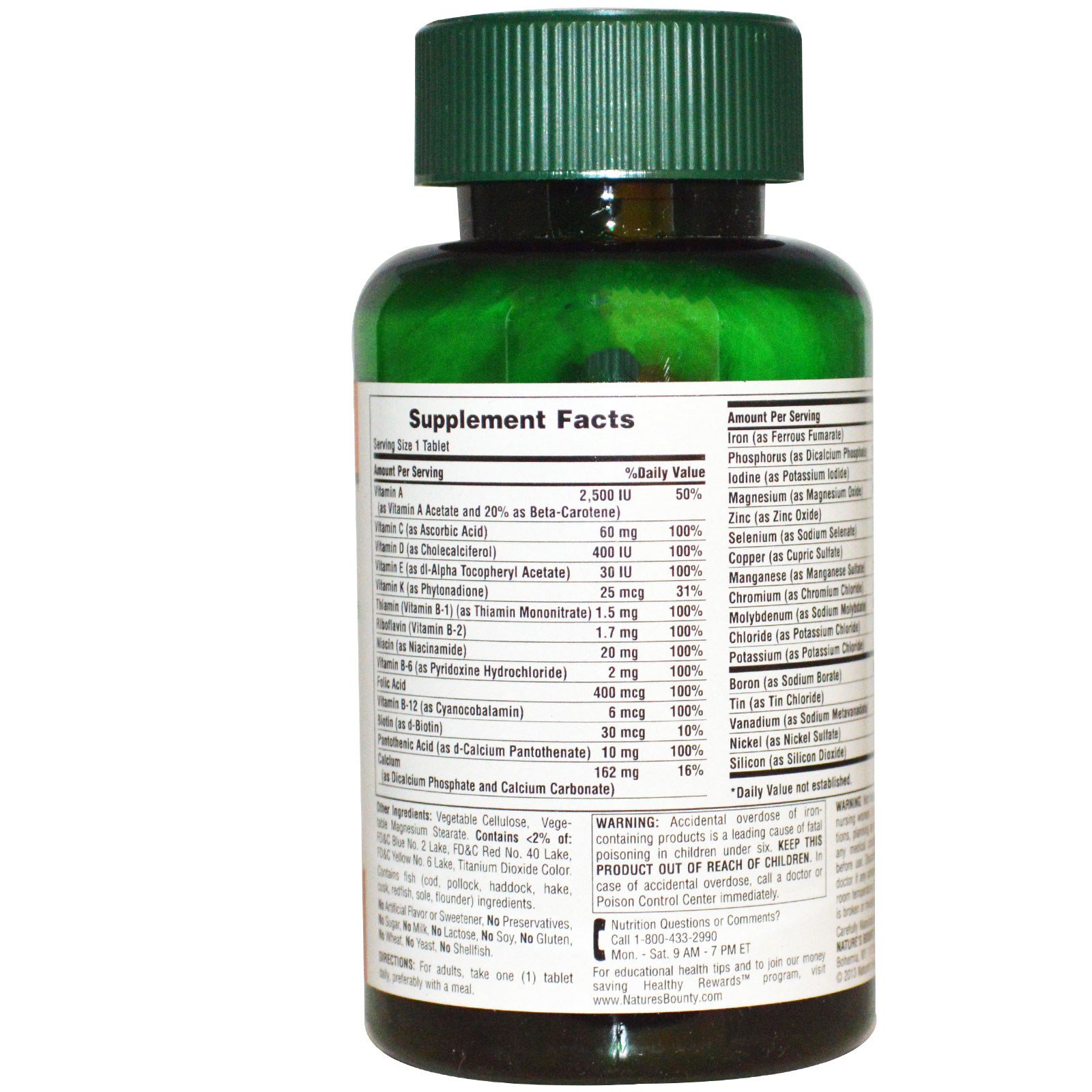 Nature's Bounty, MultiDay Plus Minerals, 100 Tablets iHerb