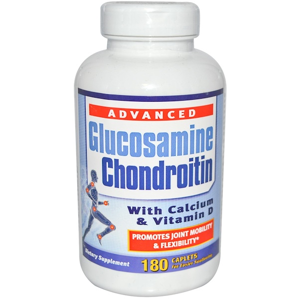 Nature's Bounty, Advanced Glucosamine Chondroitin with Calcium & Vitamin D, 180 Caplets (Discontinued Item) 