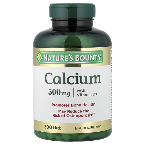 Nature's Bounty Calcium with Vitamin D3, 300 Tablets