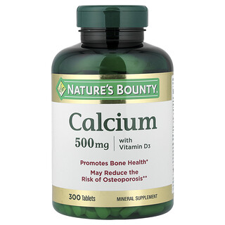 Nature's Bounty, Calcio con vitamina D3, 300 comprimidos