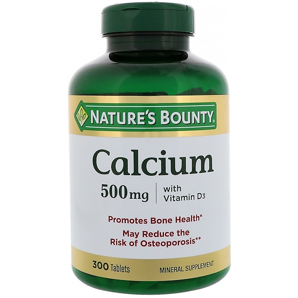 Nature's Bounty, Кальций с витамином D3, 300 таблеток