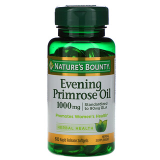 Nature's Bounty, Evening Primrose Oil, 1,000 mg, 60 Rapid Release Softgels