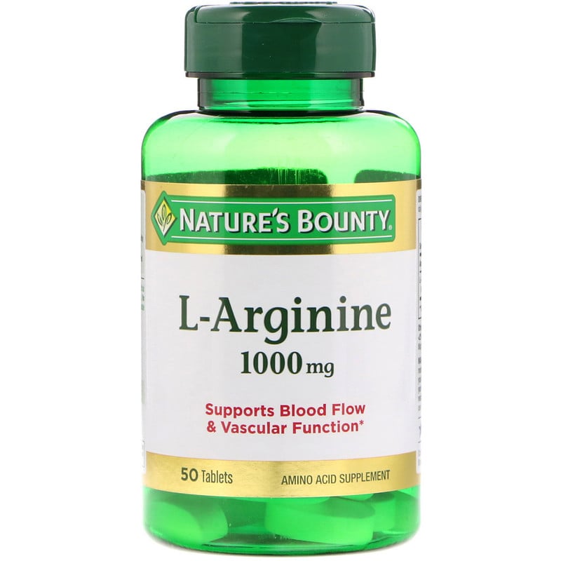 Nature's Bounty, L-Arginine, 1,000 mg, 50 Tablets - iHerb