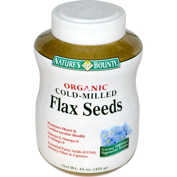 Nature's Bounty, Organic Cold-Milled Flax Seeds, 15 oz (425 g) (Discontinued Item) 