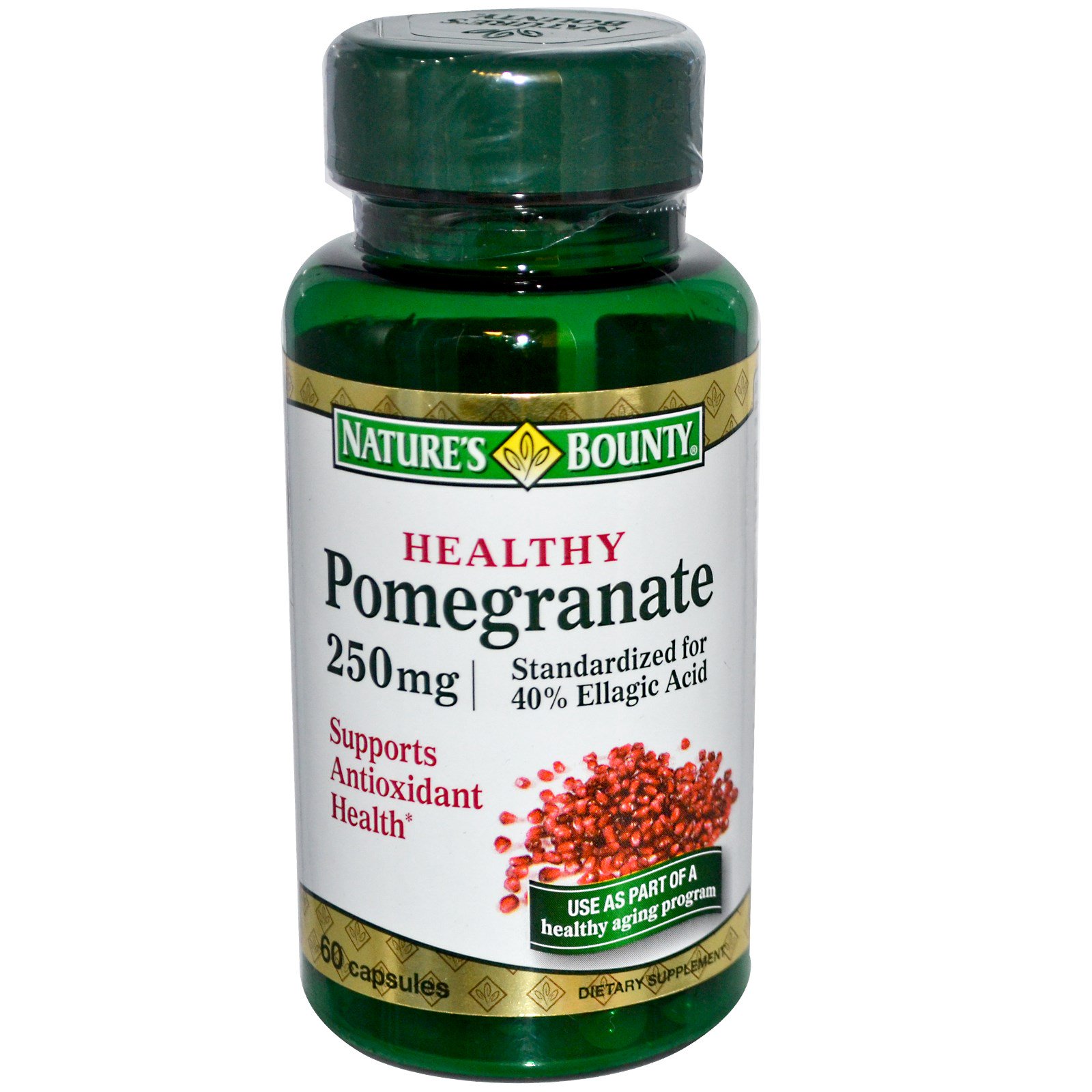 Nature's bounty pomegranate cap 250mg 60 (074312135668)
