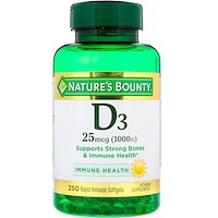 Natures Bounty D3 50 Mcg 2000 Iu 350 Softgels Iherb