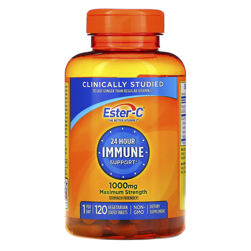 Nature's Bounty, EsterC, 1,000 mg, 120 Vegetarian Coated Tablets iHerb