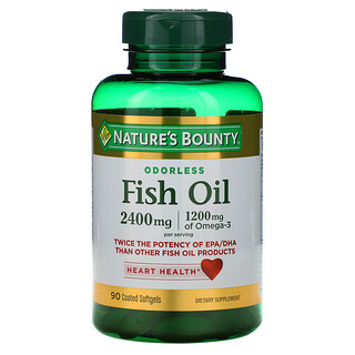 Nature's Bounty, Fish Oil, 1,200 mg, 90 Coated Softgels