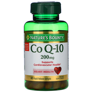 Nature's Bounty, كو كيو-10، 200 مغ، 80 كبسولة جيلاتينية سريعة الإطلاق