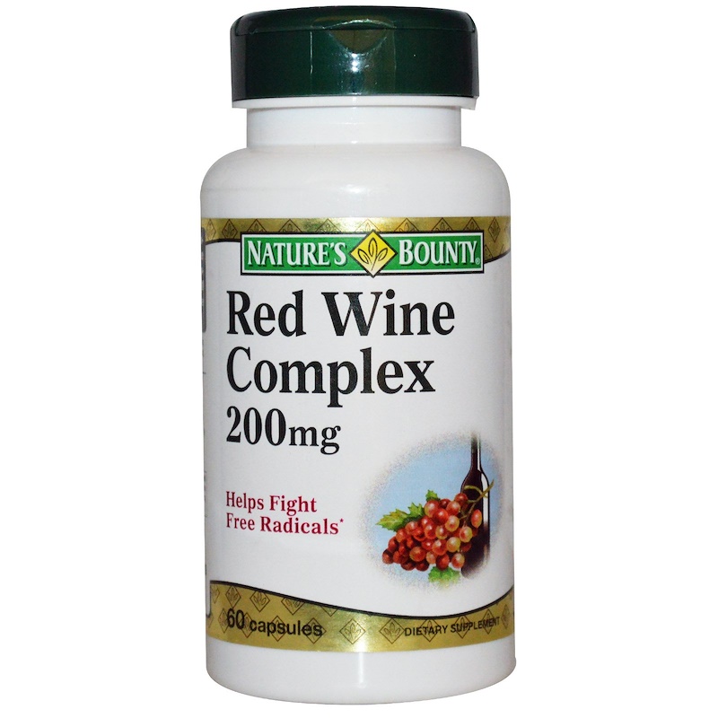 Nature's Bounty, Red Wine Complex, 200 mg, 60 Capsules iHerb