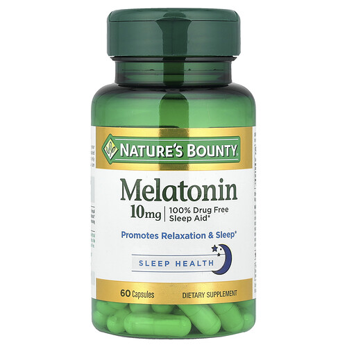Nature's Bounty Maximum Strength Melatonin 10 mg Capsules - 60.0 ea