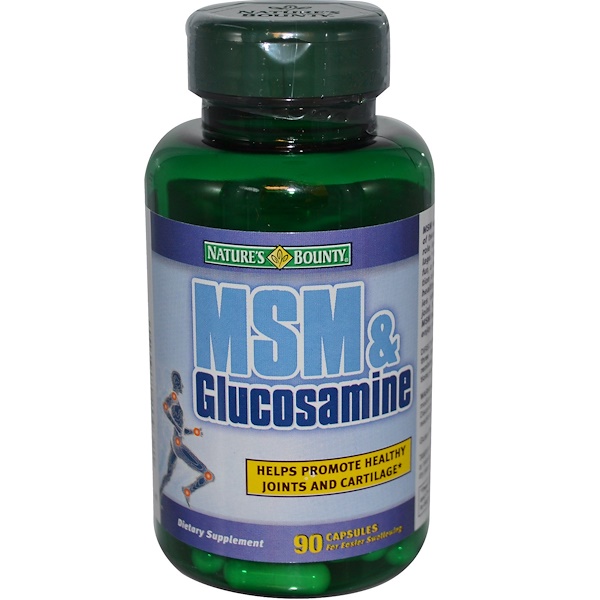 Nature's Bounty, MSM & Glucosamine, 90 Capsules (Discontinued Item) 