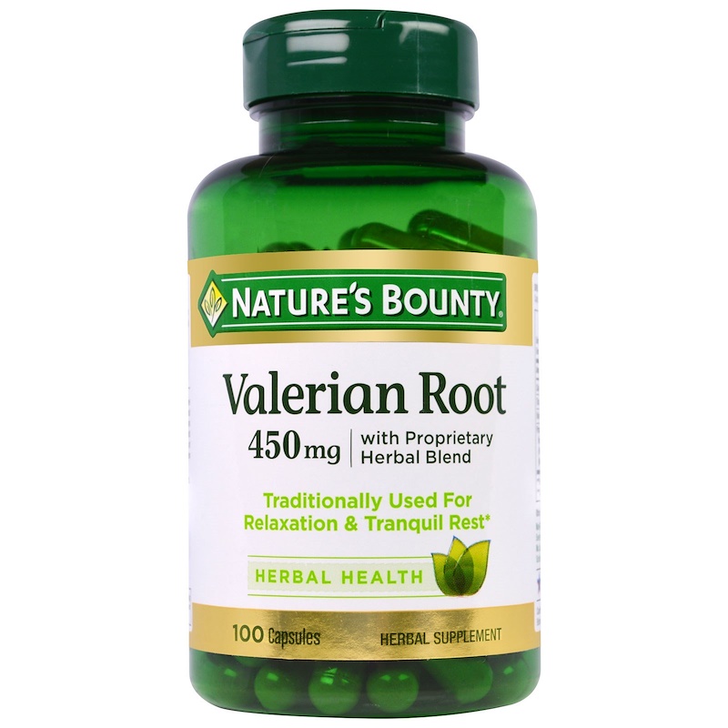 Nature's Bounty, Valerian Root with Proprietary Herbal Blend, 450 mg