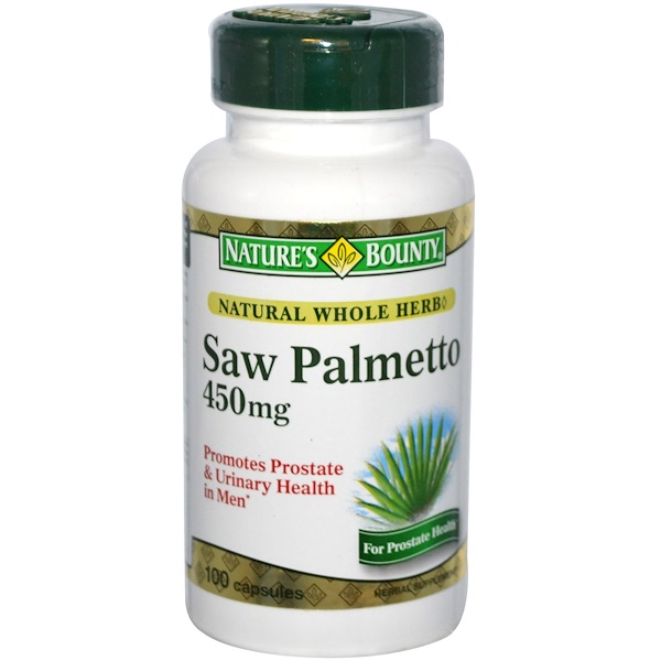 Nature's Bounty, Saw Palmetto, 450 mg, 100 Capsules (Discontinued Item) 