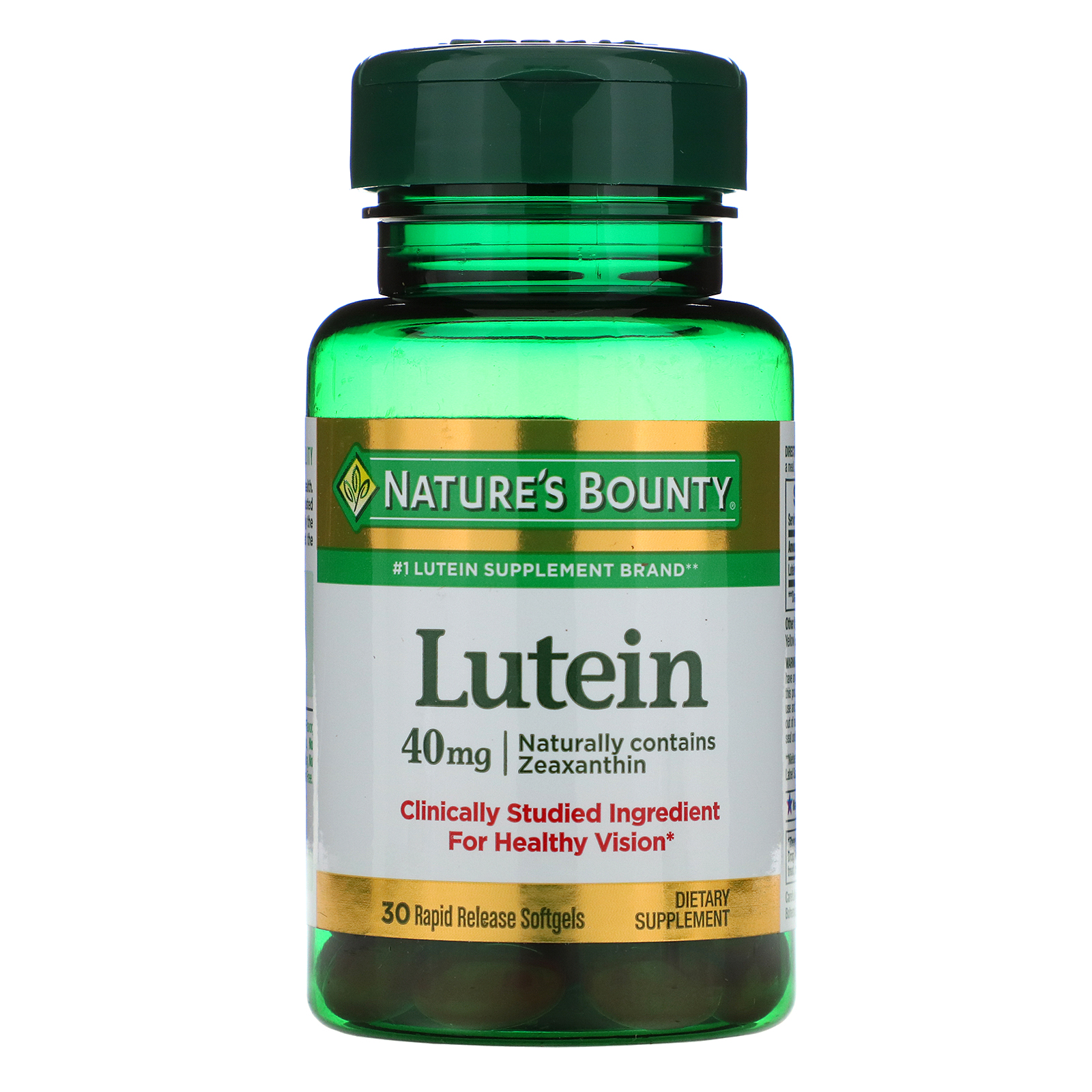 Nature's Bounty, Lutein, 40 30 Rapid Release