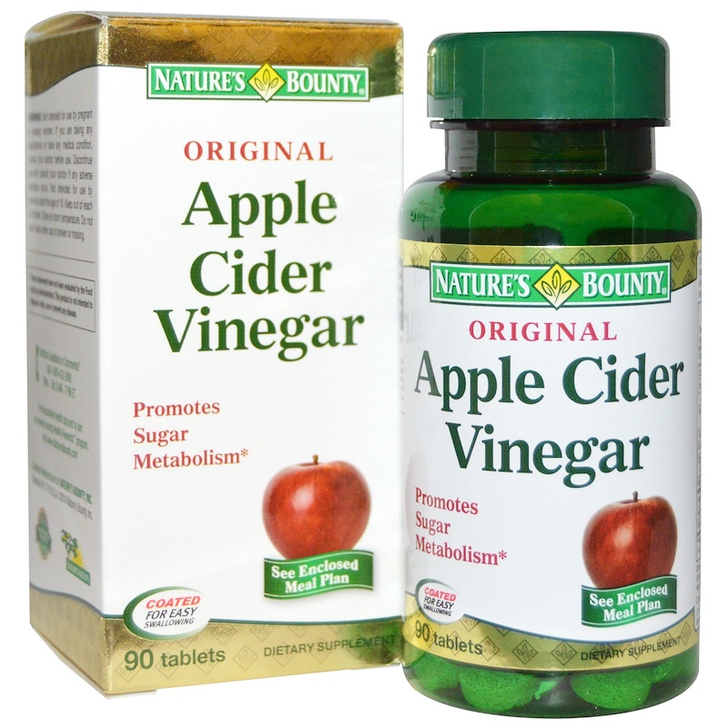 Nature's Bounty, Apple Cider Vinegar, Original, 90 Tablets - Iherb