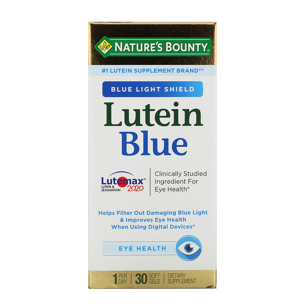 Nature's Bounty, Lutein Blau, 30 Weichkapseln
