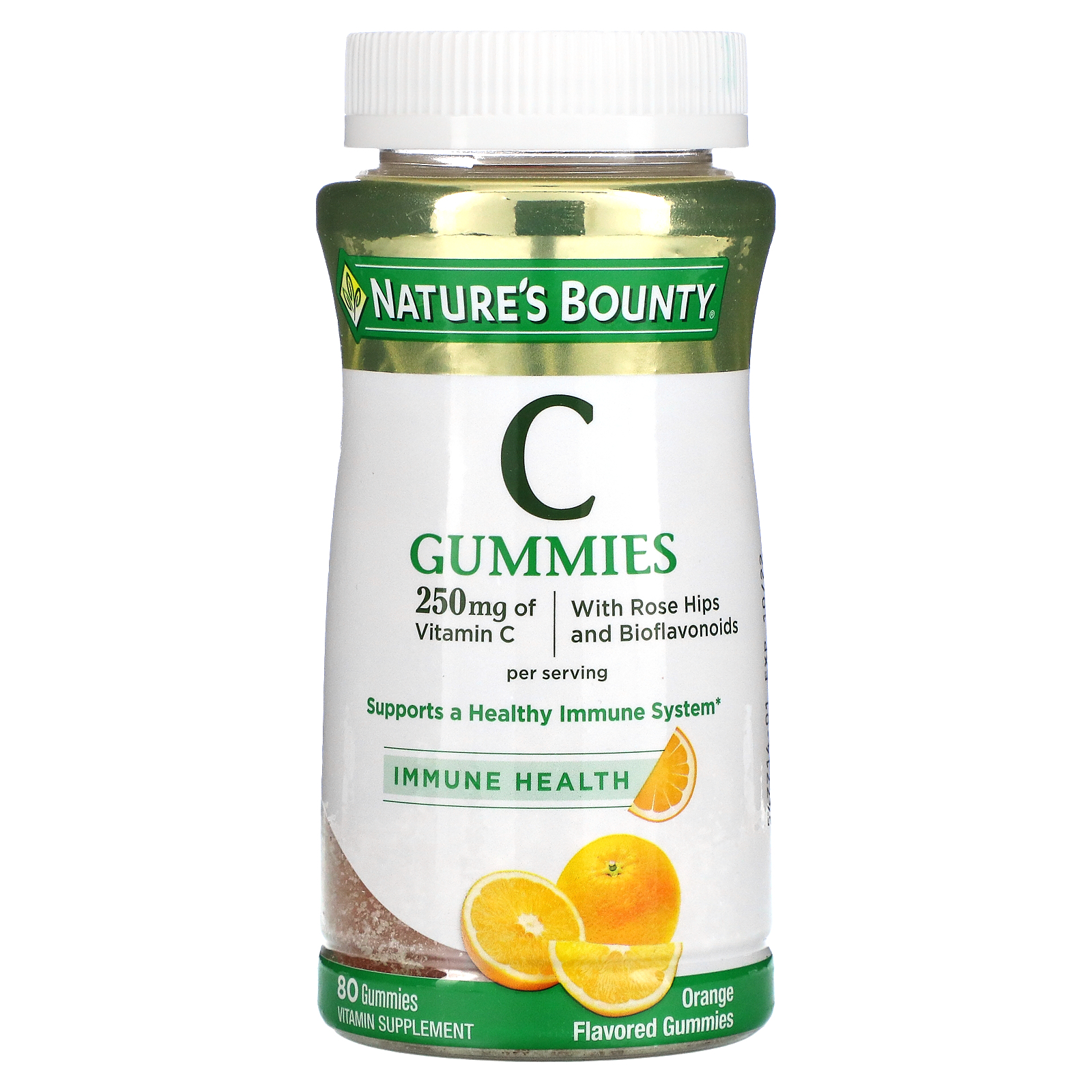 Nature's Bounty, C Gummies, Orange, 125 mg, 80 Gummies