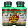 Nature's Bounty, Коэнзим Q10, двойная упаковка, 200 мг, по 80 мягких таблеток с быстрым высвобождением каждая