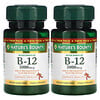 B-12, Naturally Cherry, 5,000 mcg, Twin Pack, 40 Quick Dissolve Tablets Each
