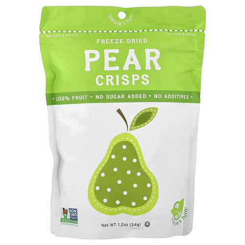 Nature's Turn Freeze-Dried Pear Crisps, 1.2 oz (34 g)
