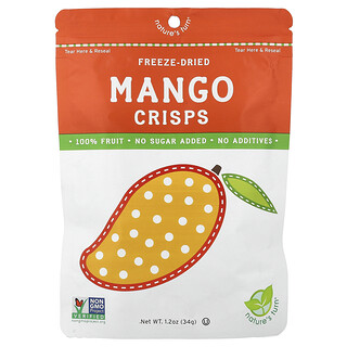 Nature's Turn, Fagyasztva szárított mangós chips, 34 g (1,2 uncia)