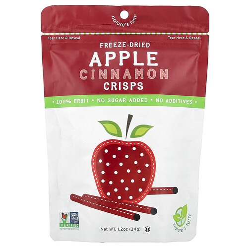 Nature's Turn Freeze-Dried Apple Cinnamon Crisps, 1.2 oz (34 g)