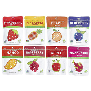Nature's Turn, Freeze-Dried Fruit Crisps, Superfruits Variety Pack, 16 Bags, 15 g (0.53 oz) Each