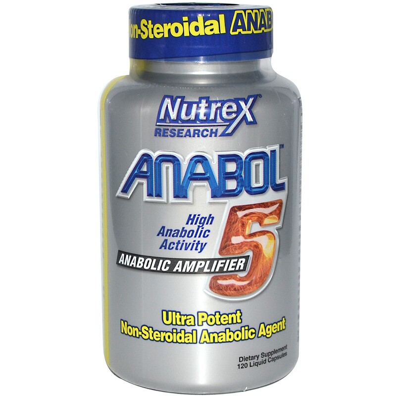 Nutrex Research, Anabol5, Anabolic Amplifier, 120 Liquid Capsules iHerb