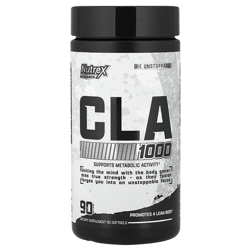 Nutrex Research, CLA 1000, CLA 1000, 1.000 mg, 90 Weichkapseln