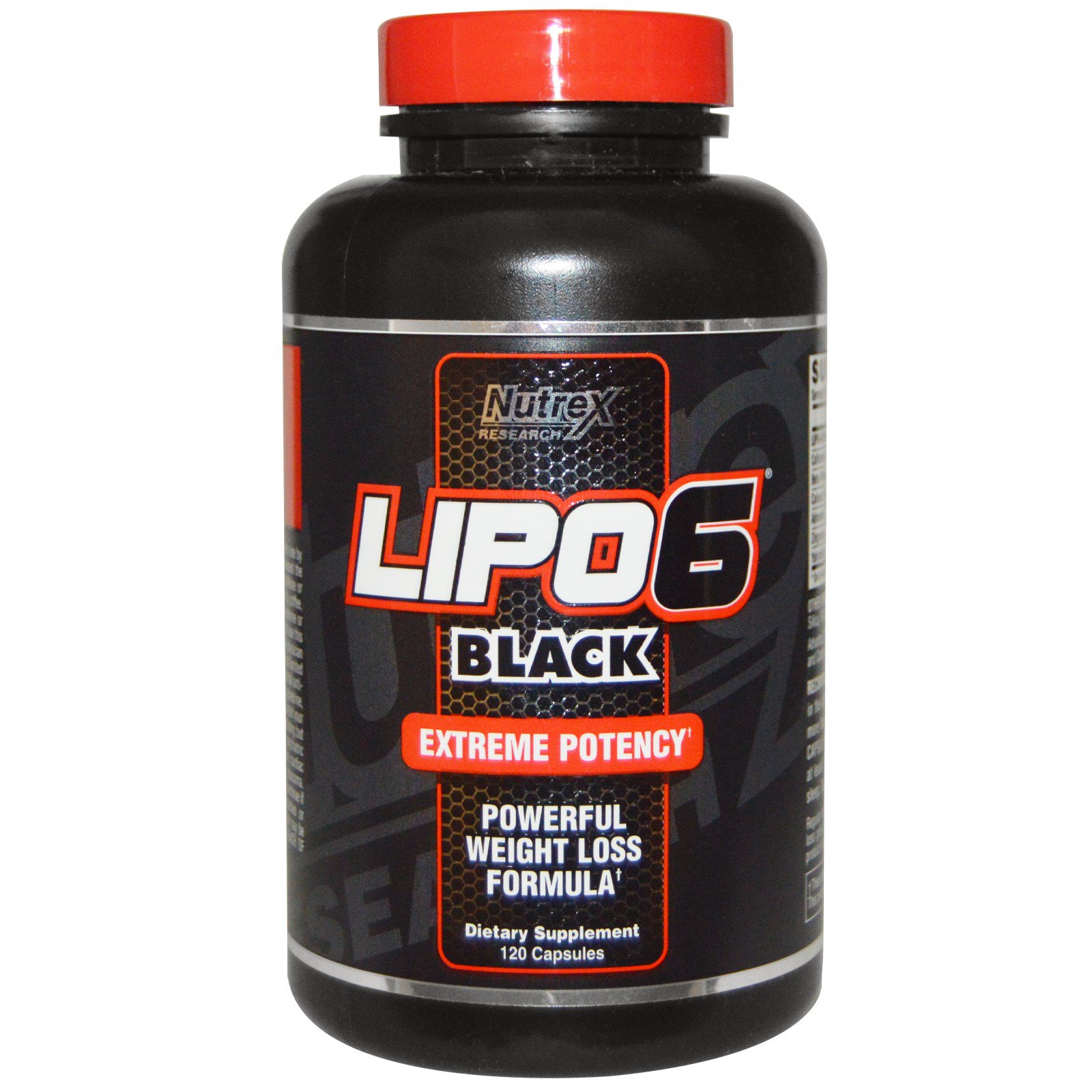 Nutrex Research, Lipo 6 Black, 120 Capsules - iHerb