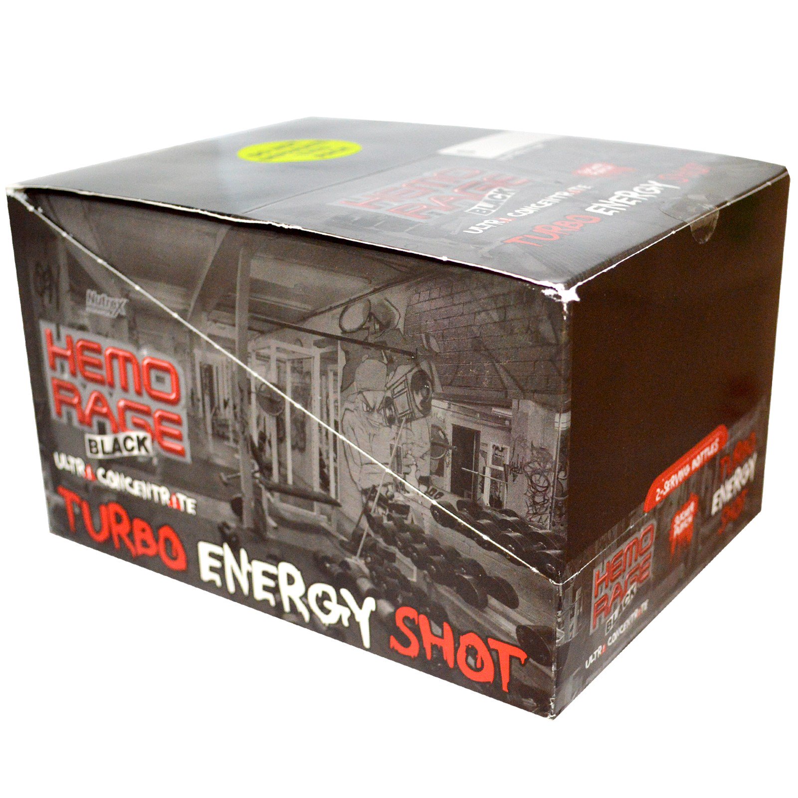 Nutrex Research, Hemo-Rage Black, Turbo Energy Shot, Sucker Punch, 12 ...