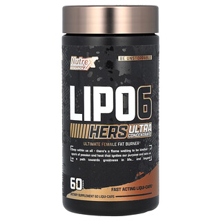 Nutrex Research, LIPO6 Hers，超濃縮物，60 粒液體膠囊