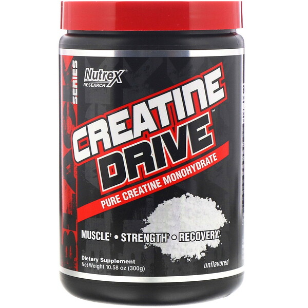 Nutrex Research‏, Creatine Drive, ללא טעם, 300 גרם (10.58 אונקיות)