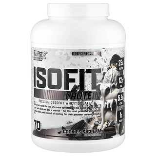 Nutrex Research, Galletas con crema, Proteína IsoFit®, 2450 g (5 lb)