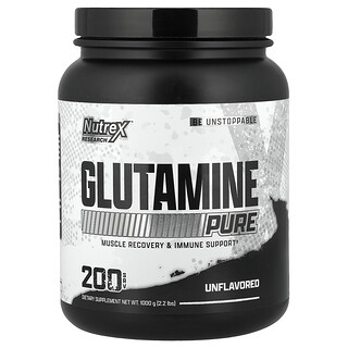 Nutrex Research, Glutamine Pure, ízesítetlen, 2,2 font (1000 g)