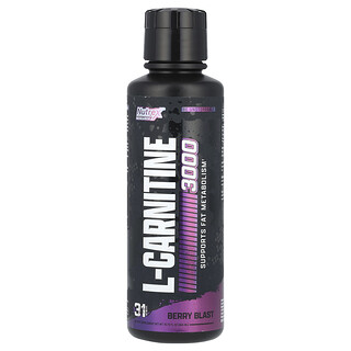 Nutrex Research, L-carnitina 3000, Explosión de bayas, 465 ml (15,72 oz. líq.)