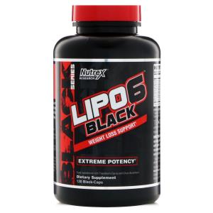 Nutrex Research Labs, Lipo 6 Black, Extreme Potency, 120 Black-Caps