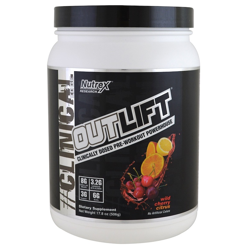 Nutrex Research, Clinical Edge, Outlift, PreWorkout