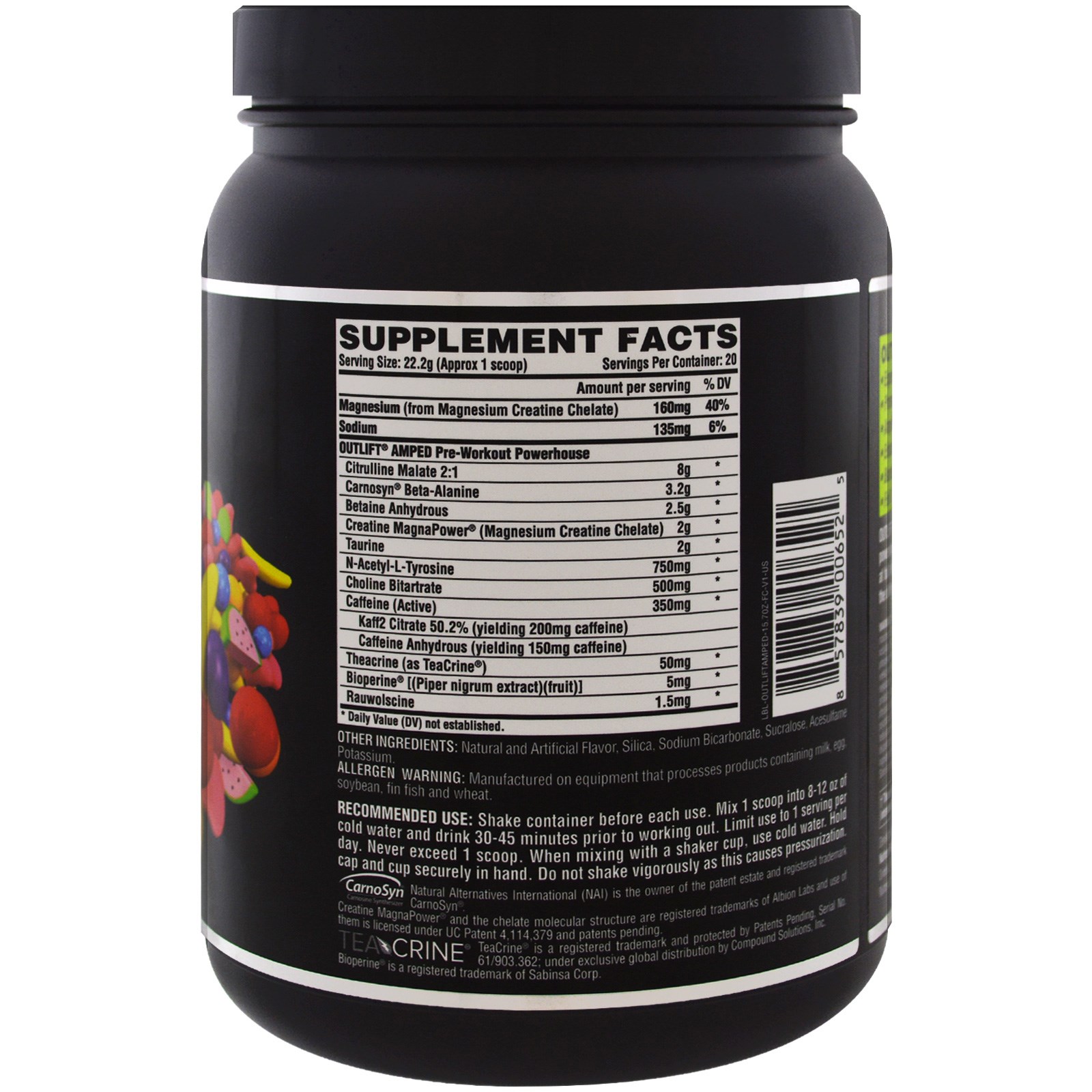 Nutrex Research, Outlift Amped, PreWorkout Powerhouse