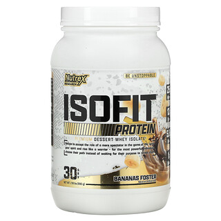 Nutrex Research, IsoFit Protein, Bananes nourricières, 990 g