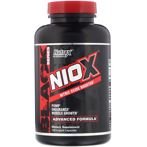 Nutrex Research, Niox, Nitric Oxide Booster, 120 Liquid Capsules - iHerb