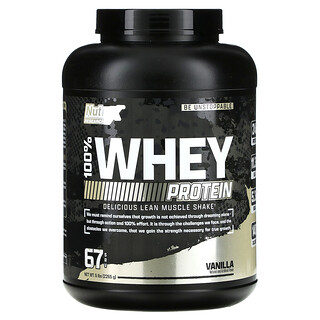 Nutrex Research, 100% πρωτεΐνη ορού γάλακτος, βανίλια, 5 lb (2,265 g)