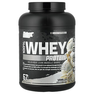 Nutrex Research, 100% tejsavófehérje, vanília, 2265 g (5 font)