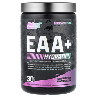 Nutrex Research, EAA+ Hydration, клубника и арбуз, 390 г (13,76 унции)