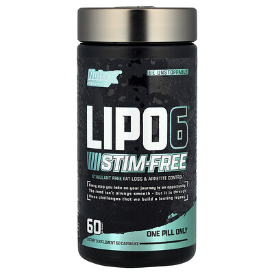 Photos - Vitamins & Minerals Nutrex Research, Lipo6®, Stim Free, 60 Caps NRX-36282 
