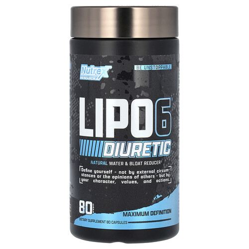 Nutrex Research, LIPO-6 Diuretikum, 80 Kapseln