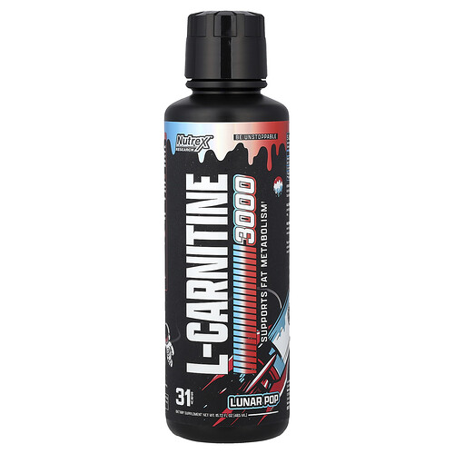 Nutrex Research L-Carnitine 3000, Lunar Pop, 15.72 fl oz (465 ml)