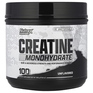 Nutrex Research, Creatine Monohydrate, Unflavored, 17.64 oz (500 g)
